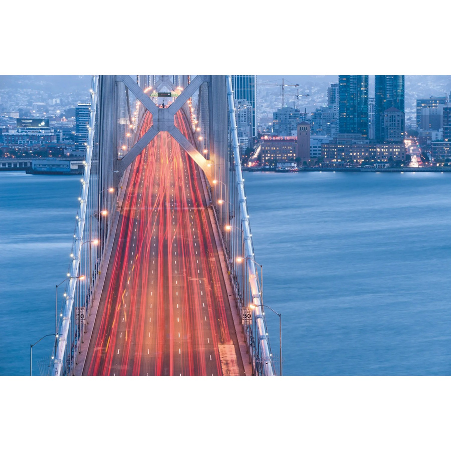 Komar Fototapete Vlies San Francisco Blues in Blau, B: 300 cm, H: 200 cm - Bild 2