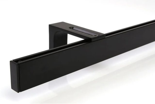 Deco-Raum Gardinenschiene Loft nach Maß, 1-läufig, Schwarz, Länge: 270 cm - Bild 1