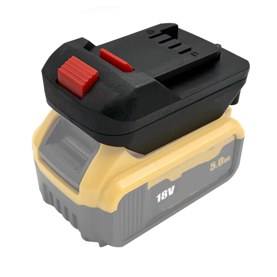 Batterieadapter-Konverter für DeWalt 18V Lithium-Akku zu Lidl Parkside 20V Li-Ionen Elektrowerkzeug-Zubehör in Schwarz - Bild 2