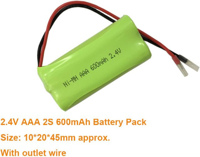 SIRYAKKU AAA NiMH wiederaufladbarer Akku für Schnurlostelefone, 600 mAh, Grün - Bild 1