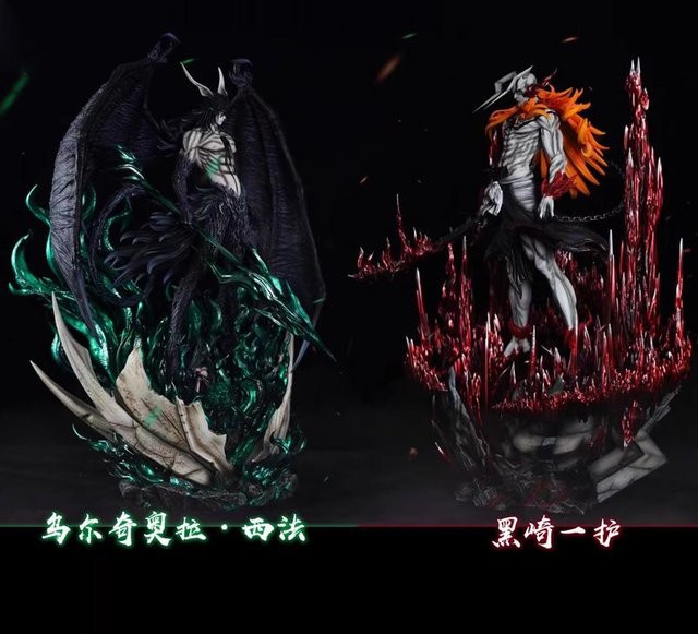Bandai Bleach Kurosaki Ichigo Ulquiorra Cifer Figur, 33 cm, Desktop Modelle - Bild 1