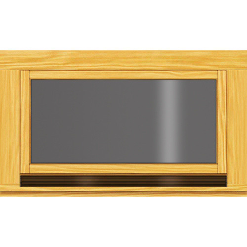 RORO Fenster B68 FI aus Fichtenholz in Beige mit 24 mm Glasstärke - Bild 2