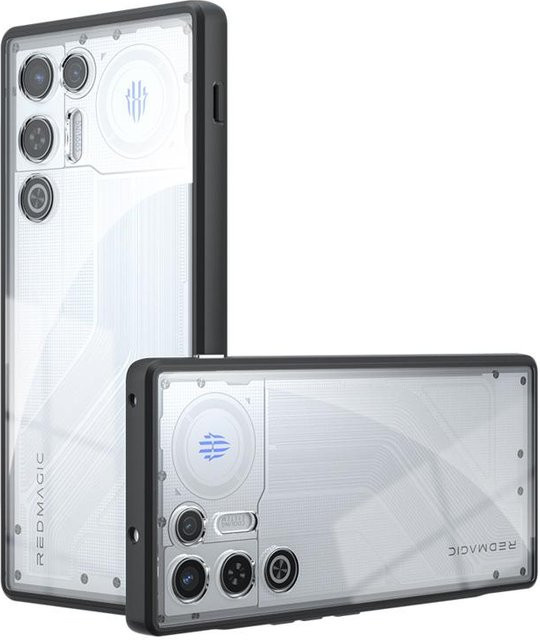 Stoßfeste Schutzhülle für ZTE Nubia Red Magic 11 Air in Transparent mit mattem Hautgefühl aus PC und TPU - Bild 1