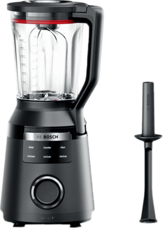 Bosch VitaPower Serie 6 MMB6652B Standmixer in Schwarz mit Glasbehälter und 1800 Watt