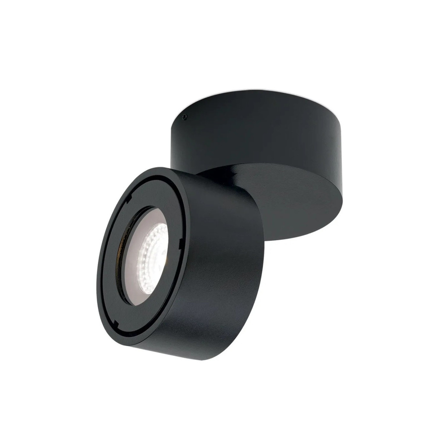 Orion Leuchten LED Außen Deckenleuchte Schwarz IP65 dimmbar 1000lm 15W 3000K Warmweiß - Bild 2
