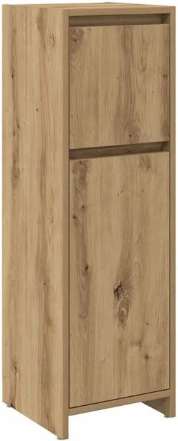 vidaXL Badschrank Artisan-Eiche in Braun mit Türen und Regalen, B/T/H: 30 x 30 x 95 cm - Bild 1