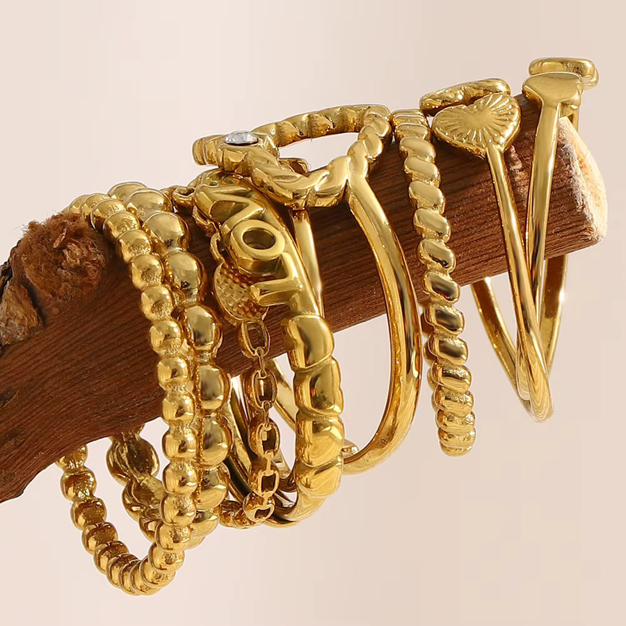 MamacitaSlay Ring 316L Edelstahl, 18K Vergoldet, Damen - Bild 2