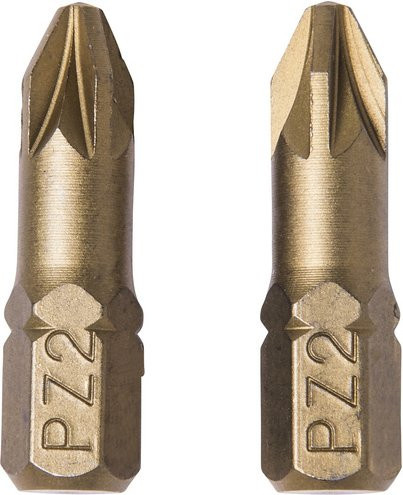 Connex TiN-Bit Schraubendreher-Bit PZ2 goldfarben - Bild 1