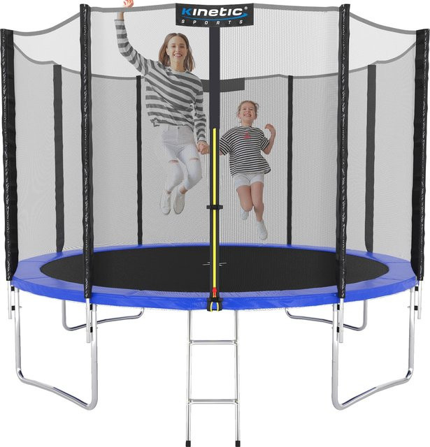 KINETIC SPORTS SALTO Gartentrampolin Outdoor Blau Ø 183 cm - Bild 1