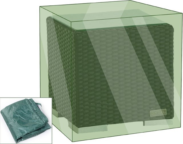 OUTFLEXX Standard Abdeckhaube für Beistelltisch in Grün, B/T/H: 42 x 42 x 38 cm - Bild 1