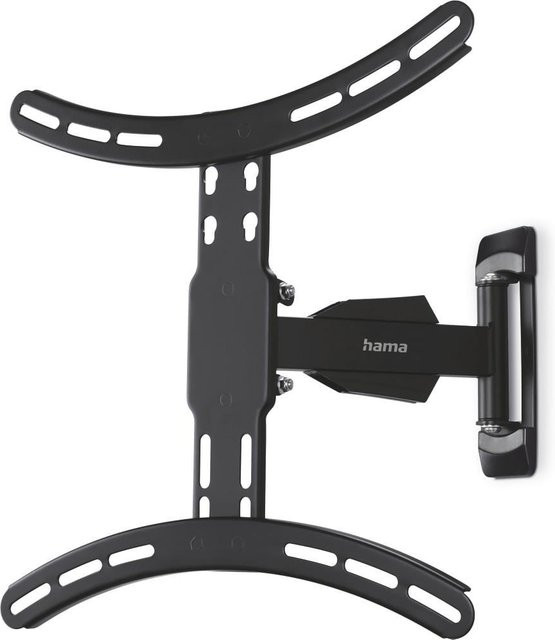 Hama TV-Wandhalterung in Schwarz, schwenkbar, neigbar und ausziehbar, für Bildschirme bis 165 cm (65 Zoll) und max. 35 kg, VESA 400 x 400 mm - Bild 1