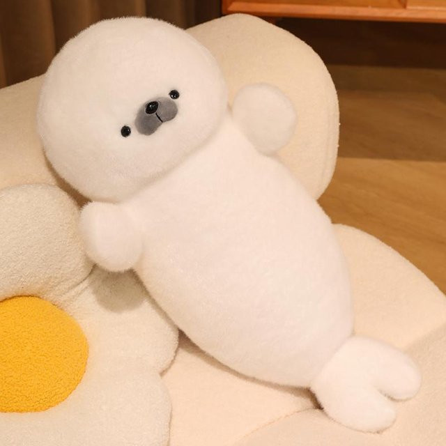 Binchi Fitness Robben-Plüschpuppe, Seeotter-Kissen, Kuscheltier, 70cm, ab 14 Jahren - Bild 1