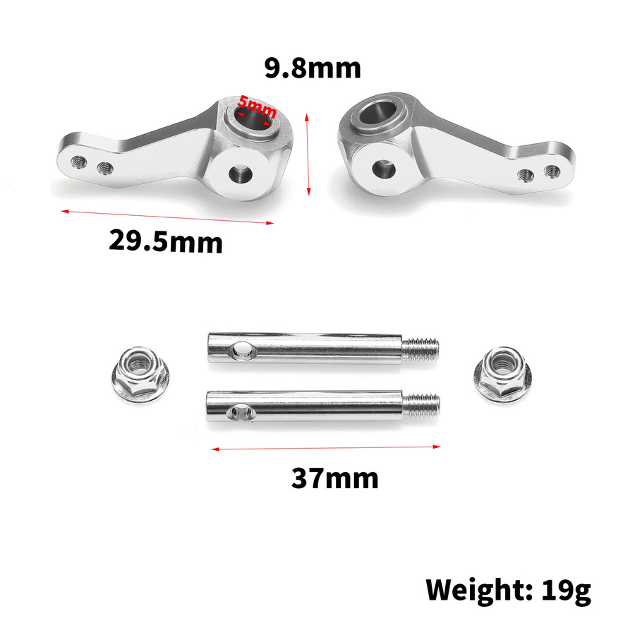 Tamiya Achsschenkel aus Metall, Zubehör - Bild 1