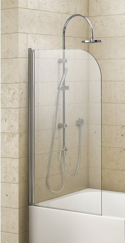 OTTOFOND Badewannentrennwand Cello aus Sicherheitsglas in Transparent, Breite: 80 cm, Höhe: 140 cm - Bild 3