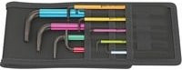 Wera Winkelschraubendreher-Satz 950/9 HexPlus Multicolour Imperial 9,0 mm - Bild 1