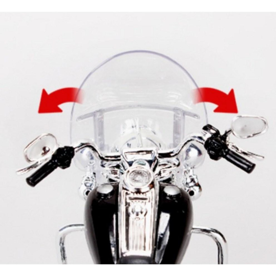 Maisto Harley-Davidson Motorradmodell 1:12 Druckgussmetall schwarz - Bild 4