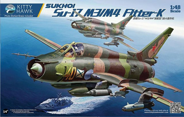 Kitty Hawk Sukhoi Su-17M3/M4 Fitter-K, Modellfahrzeug, 1:48, ab 14 Jahren - Bild 1