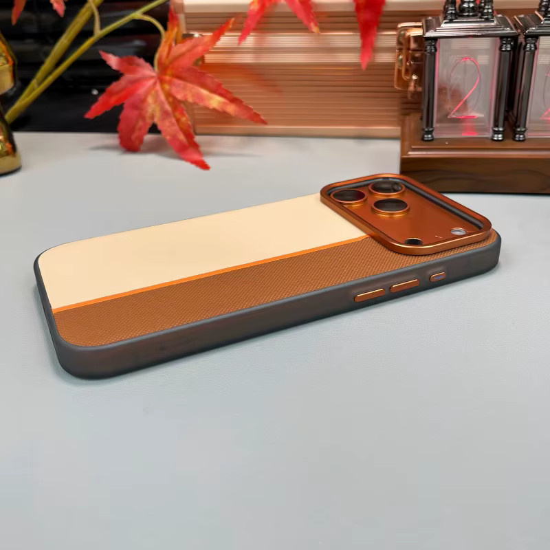 Apple Luxuriöse PU-Leder-Magnethülle für iPhone 17 16 15 14 Pro Max in Multicolour mit kabellosem Laden und rutschfestem Schutz - Bild 4