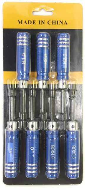 YSIDO Hex Schraubendreher Werkzeuge Mutter Wrench Kit 7-teiliges Set - Bild 1