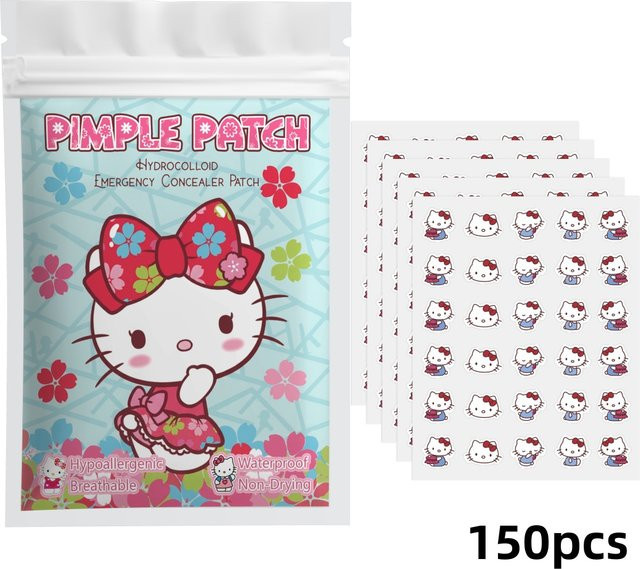 Sanrio Hello Kitty Akne-Pflaster, 150 Stück, für das Gesicht - Bild 1