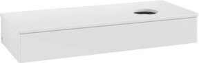 V&B Waschtischunterschrank Antao mit Beleuchtung, Farbe Weiß lackiert, B/T/H: 120 x 50 x 19 cm - Bild 1