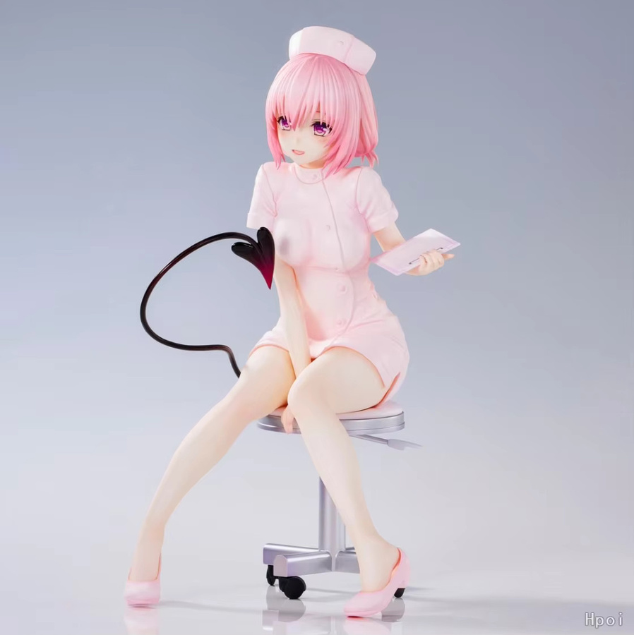 UnionCreative Darkness Momo Belia Deviluke Krankenschwester-Figur, Modellspielzeug, Einzelfigur, Rosa / Pink - Bild 2