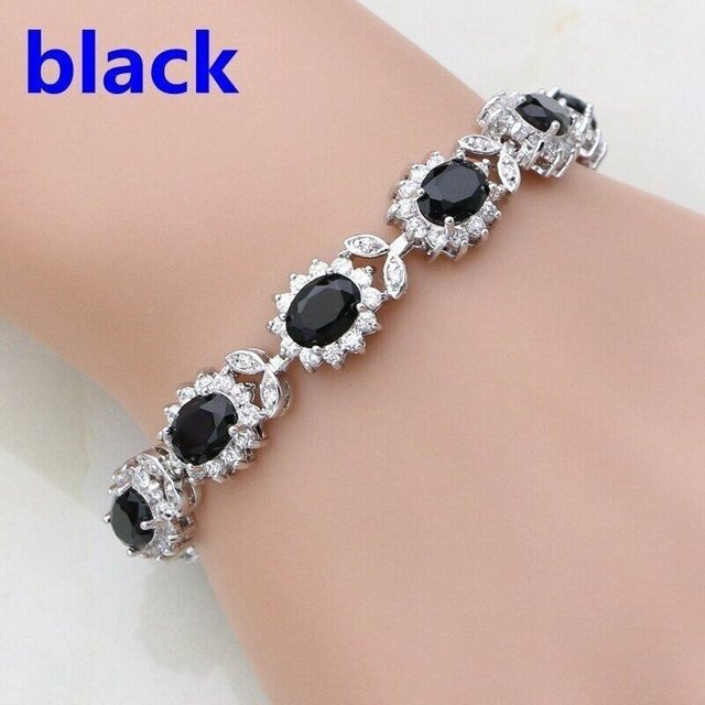 YIRAN Armband, Kupfer, Zirkonia, gray, Damen - Bild 1
