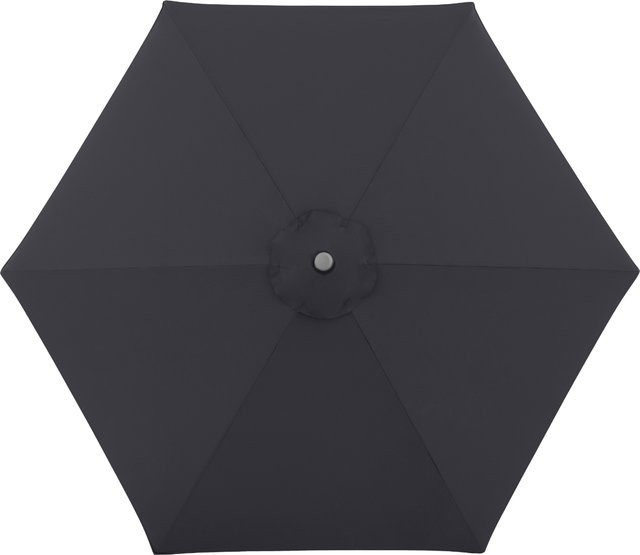 Doppler Sonnenschirm ACT Push Up in Anthrazit mit Aluminiumgestell, Durchmesser: 270 cm - Bild 1