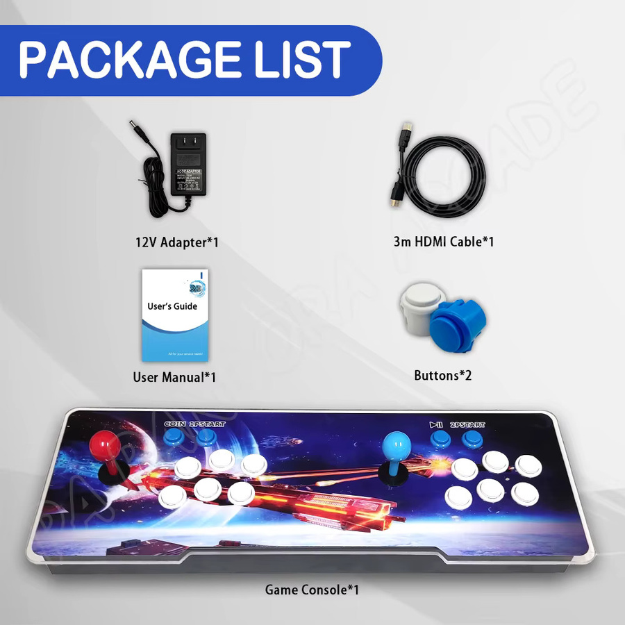 Pandora SAGA EX 3D WIFI Arcade Konsole mit 36800 in 1 Spielen und Multiplayer Joysticks für Retro Videospiele - Bild 5