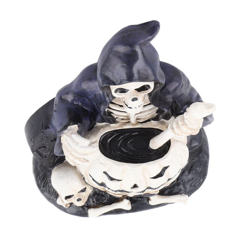 Igeteck Skelett-Figur aus Kunstharz in Mehrfarbig für Halloween und Dekoration - Bild 2