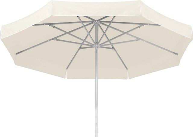 Schneider Marktschirm Jumbo Weiß Ø 400 cm mit Aluminiumgestell und Polyester-Gewebe - Bild 1