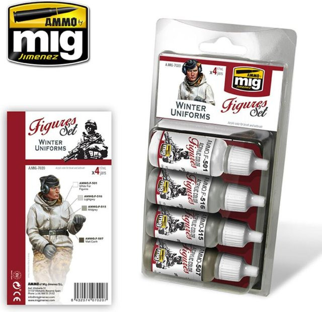 AMMO by MIG Jimenez Winter Uniforms Figures Set - Bild 1