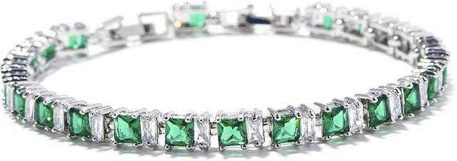 YIRAN Jewelry Armband Kubanische Kette, 18K, Diamant, Herren, 12,5 mm breit - Bild 1