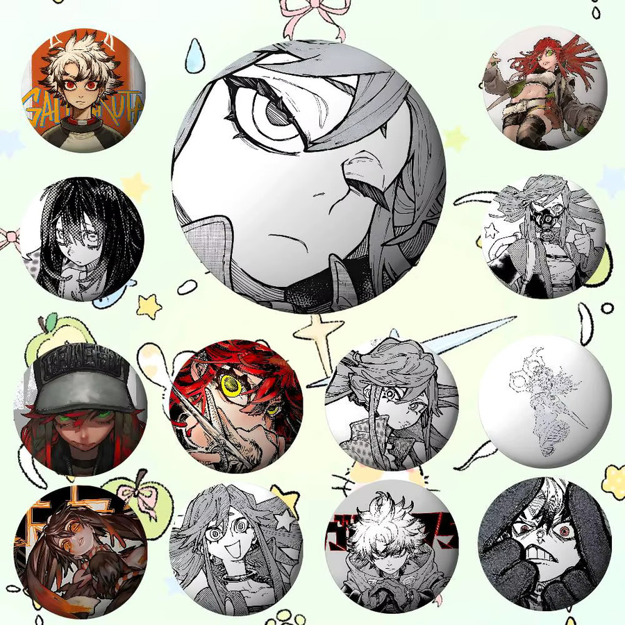 Bilibili Anstecker Gachiakuta Emaille, Metall, Bunt - Bild 3