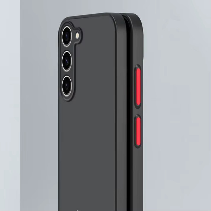 Armor Case Matte Bumper Hülle für Samsung Galaxy S26 S25 S24 S23 S22 S21 S20 S10 Fe Plus Ultra S10E Note10 Note20 Plus Ultra in Schwarz und Blau - Bild 4