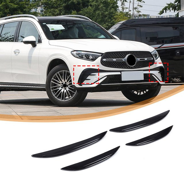 Suetlcoity Nebelscheinwerfer-Zierleisten-Aufkleber Dekorationsabdeckung für Mercedes-Benz GLC X254 C254 2023 2024 2025 - Bild 1