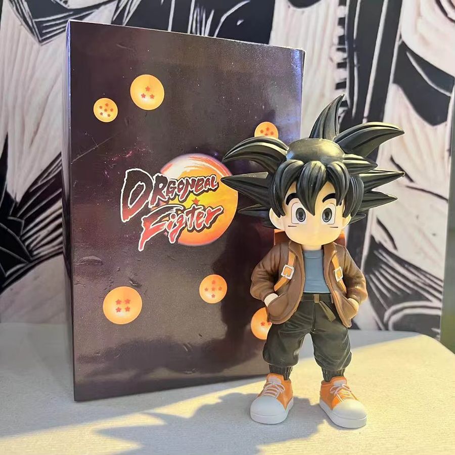 Bandai Dragon Ball Anime Figur Son Goku Kindheit Action Figure aus PVC, Multicolor, Höhe: 16 cm - Bild 3