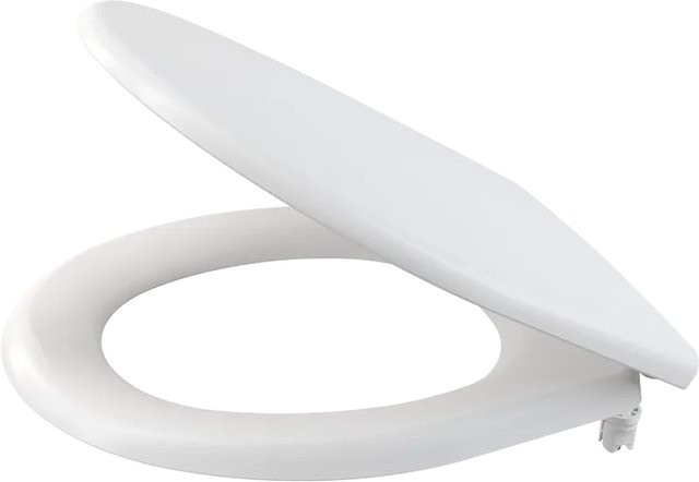 Alcadrain A601 WC-Sitz aus Duroplast in Weiß mit Quick-Release-Funktion und ovaler Form - Bild 1
