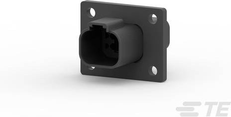 TE Connectivity Buchsengehäuse-Kabel DT04-4P-CL06 in Schwarz - Bild 1