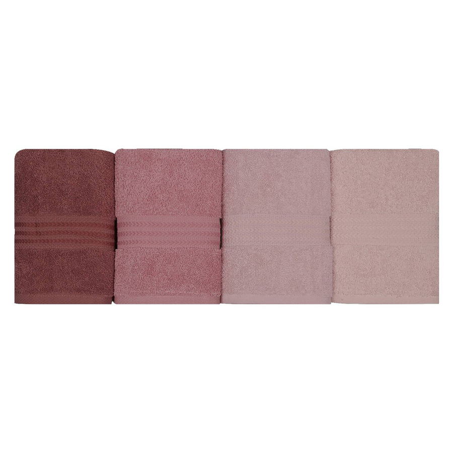 Mijolnir Frottier-Set aus Baumwolle in Puder, B/L: 50 x 90 cm - Bild 3