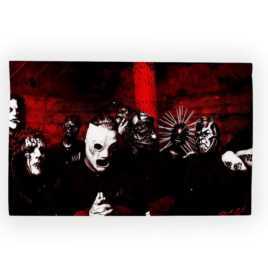 Slipknot Flagge von Warner Bros. als Wandkunst und Dekoration, Mehrfarbig, B/H: 60 x 40 cm - Bild 5