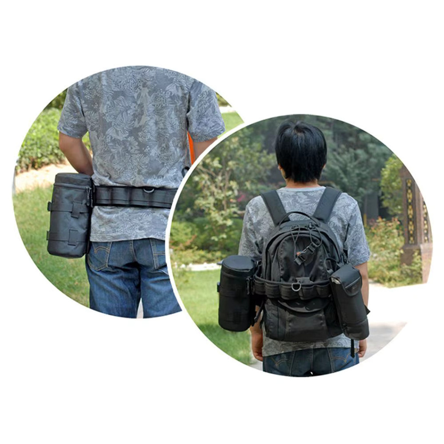 Kamera Rucksack in Schwarz für DSLR Kameras von Canon, Nikon und Sony als Schutzhülle und Fototasche - Bild 2