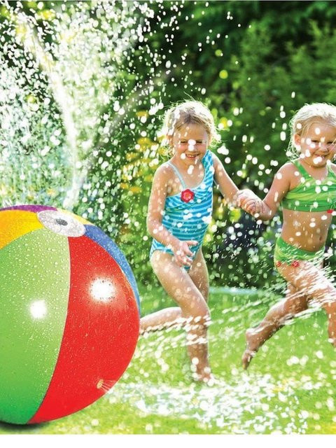 soulbao Aufblasbarer Wasser Spray Ball, Sport, Bunt / Mehrfarbig - Bild 1