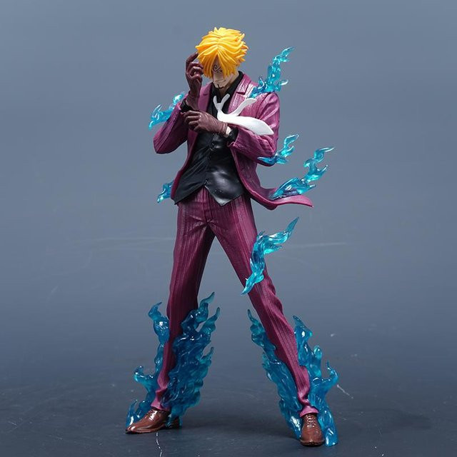 Yiran toy 1 One Piece Sanji Anime Figur VinSmoke Sanji Statue PVC 24cm - Bild 1