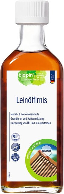 Biopin Leinölfirnis Transparent 250 ml - Bild 1