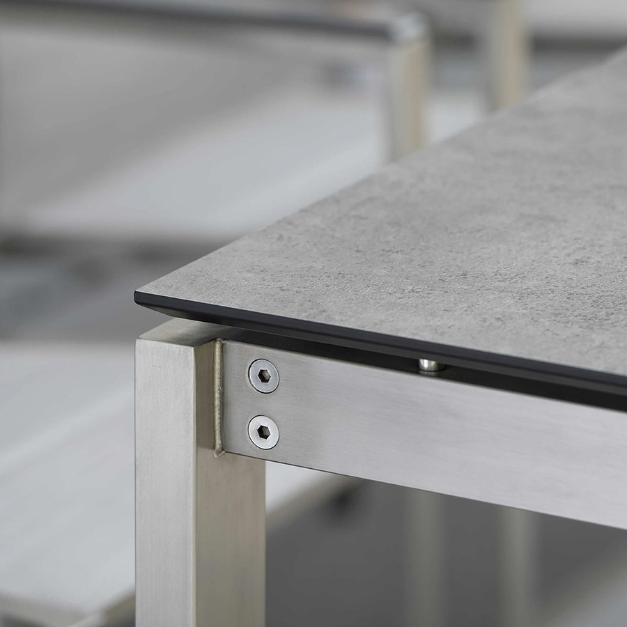 Stern Silverstar 2.0 Tischplatte in Grau mit Zement-Dekor, B/T: 200 x 100 cm - Bild 3
