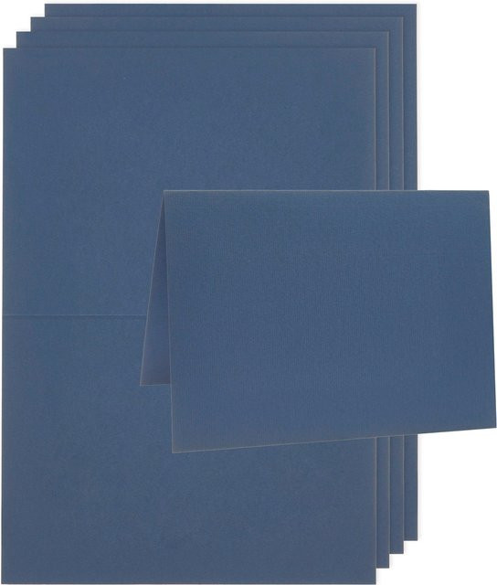 Rico Design Paper Poetry Luxury Karten B6 Marineblau - Bild 1