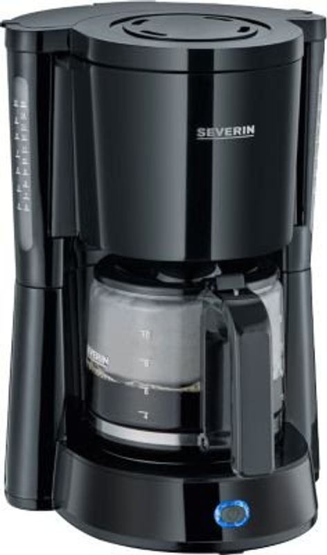 Severin KA 4815 Filterkaffeemaschine Schwarz mit Glaskanne, 1000 W, für bis zu 10 Tassen, mit Warmhaltefunktion und Abschaltautomatik - Bild 2