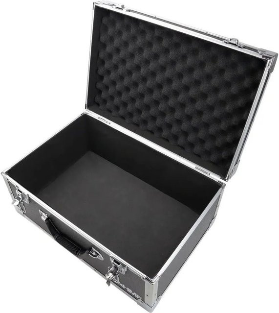 HMF Aufbewahrungskoffer mit Aluminiumrahmen in Schwarz, B/T/H: 48 x 32 x 22,5 cm - Bild 1