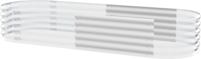Vitavia Hochbeeterweiterung Stretched 401 in Silber, Höhe: 40,1 cm, Breite: 80 cm - Bild 1